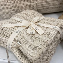 Load image into Gallery viewer, Bergen Ombré Natural/white cushion