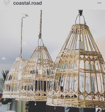Load image into Gallery viewer, Cone woven pendant