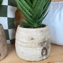 Load image into Gallery viewer, Antique timber Pot
